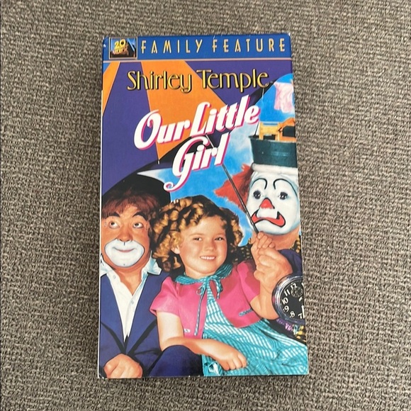 5/$25 Shirley Temple Our Little Girl VHS Tape 1935 Remastered 20th Century Fox - Picture 4 of 4